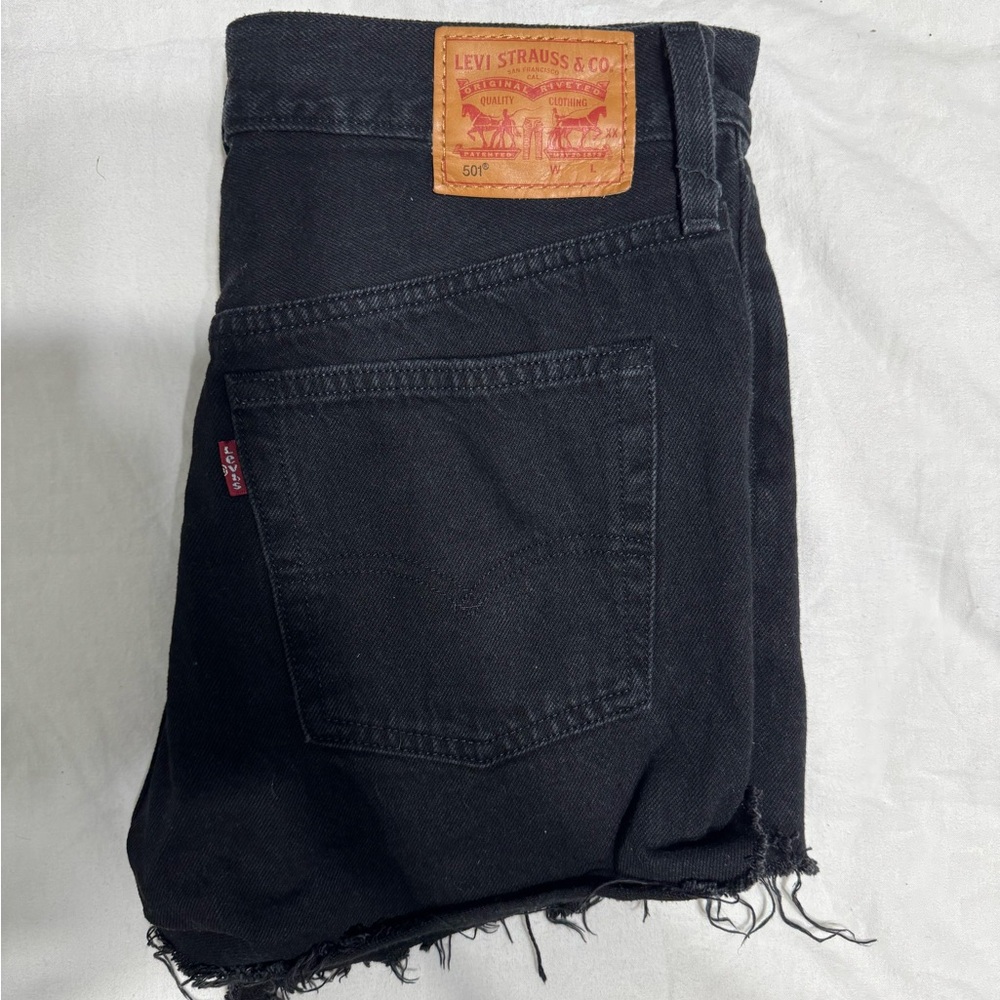 Levi's Women’s Black Denim Shorts